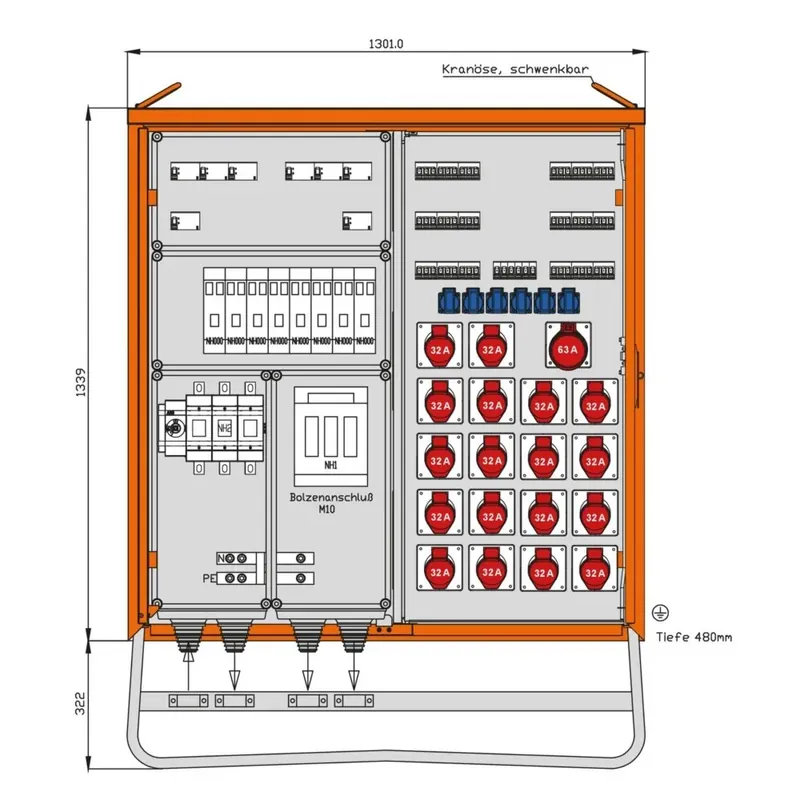 Walther Werke Verteilerschrank WV0624CR1 Bestseller