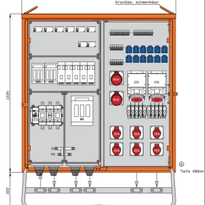 Walther Werke Verteilerschrank WV0624R1 Schneller Versand