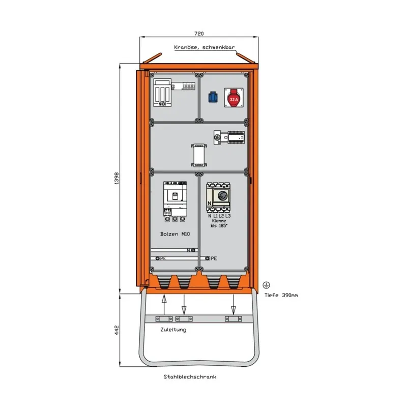 Walther Werke Verteilerschrank WV0740R1 Solange Der Vorrat Reicht