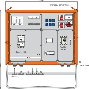 Walther Werke Verteilerschrank WV0746R1 Wochenendangebot
