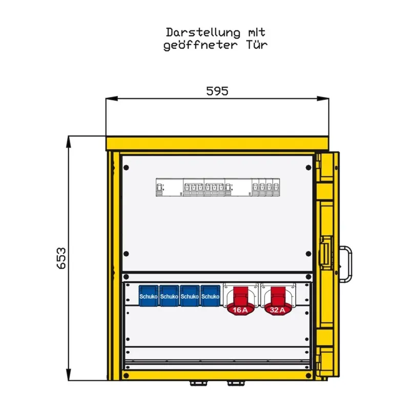 Geprüft Walther Werke Aufputzverteiler 8AP59580