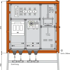 Neue Kollektion Walther Werke Anschlussschrank WA0034TSG-CH