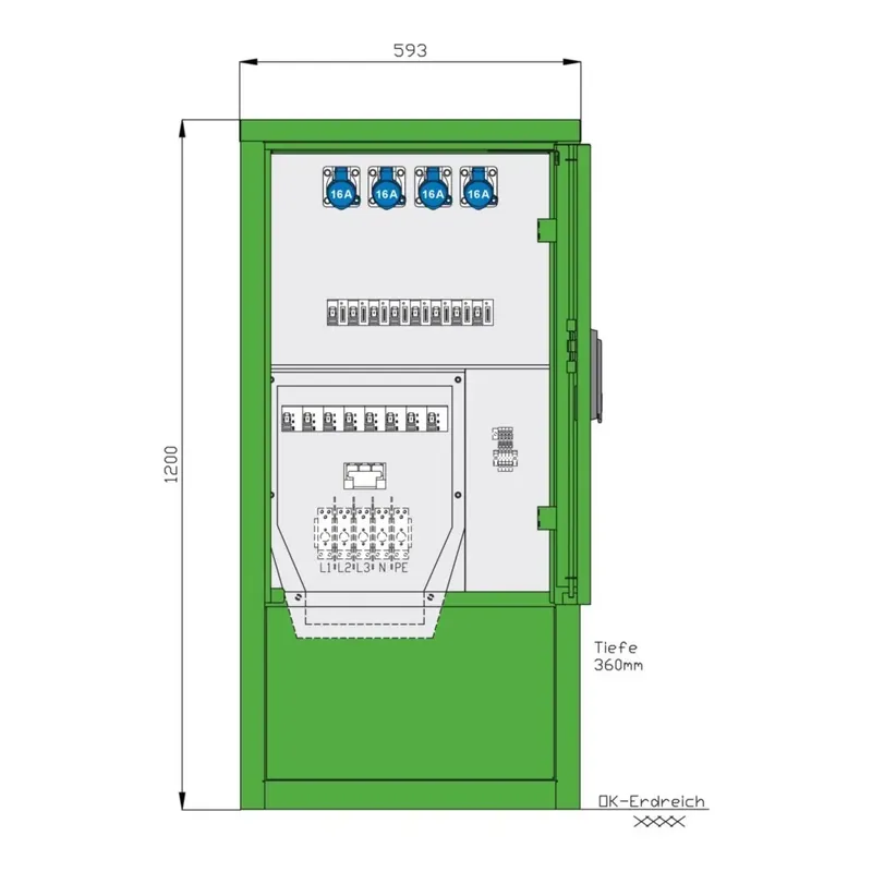 Expressversand Walther Werke Stromverteiler 84085700