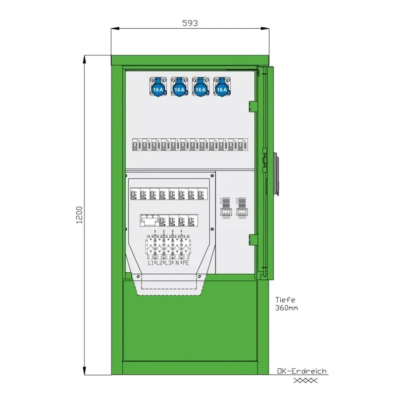 Geprüft Walther Werke Stromverteiler 84085800