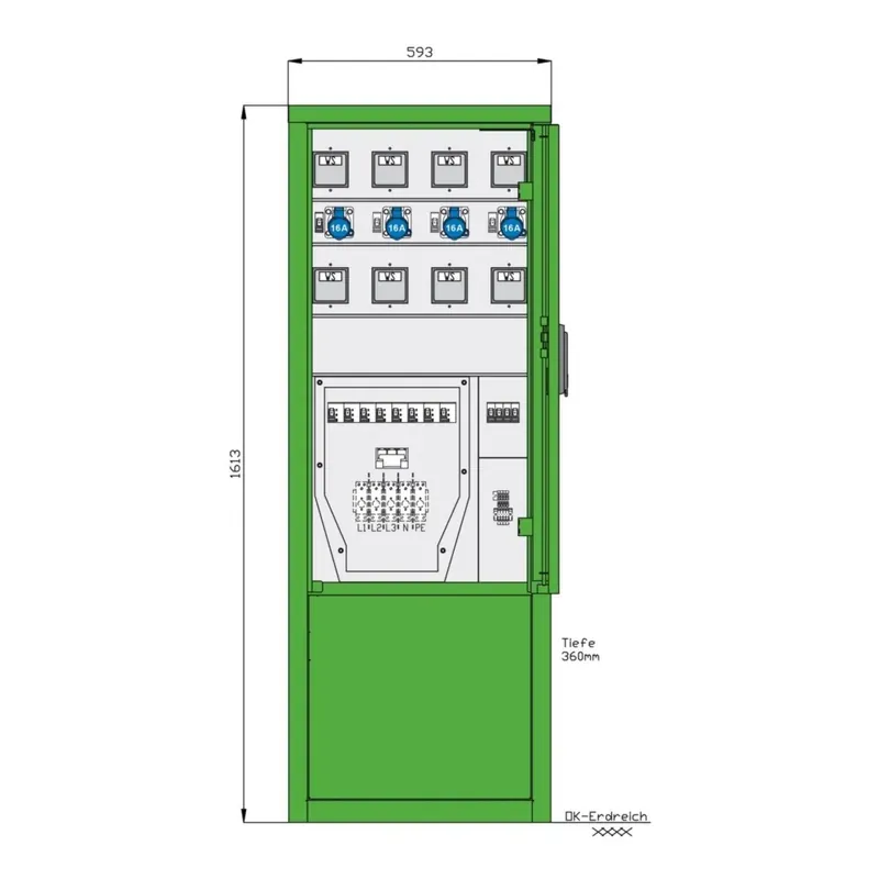 Walther Werke Stromverteiler 84080700 Neu