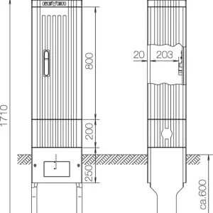 ABN Anschlusssäule SL172 Angebot