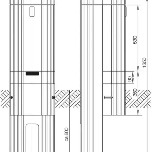 ABN Freiluftsäule aus SL135A Schnäppchen